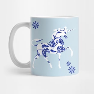 Blue unicorn Mug